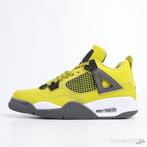 Air Jordan 4 Retro Lightning (Premium Batch) (Slight Stain)